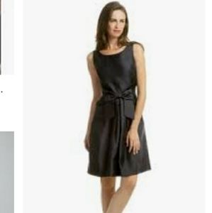 Kate spade black jillian bow waist dress. Sz 8